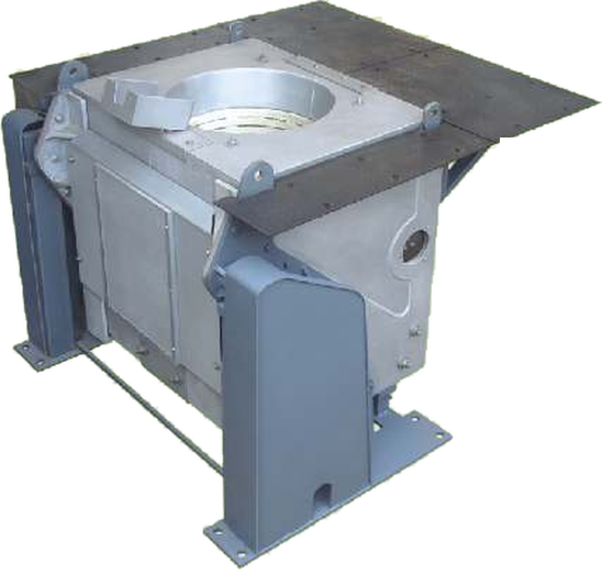 Duraline yokeless induction furnace crucible